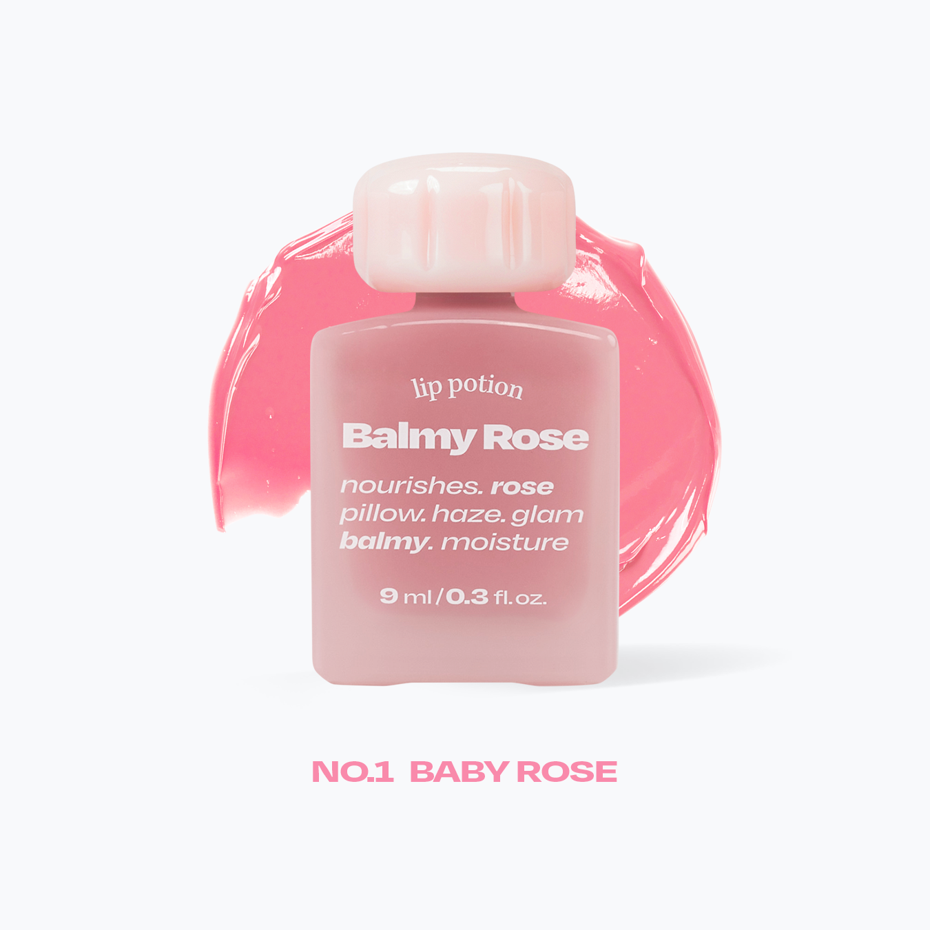 ALTERNATIVE STEREO Lip Potion Balmy Rose 9ml - No.1 Baby Rose