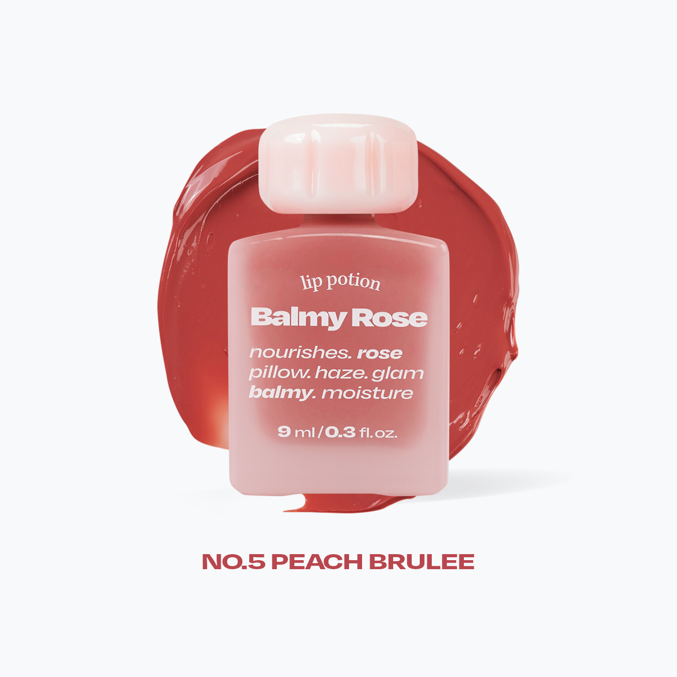 ALTERNATIVE STEREO Lip Potion Balmy Rose 9ml - No.5 Peach Brulee