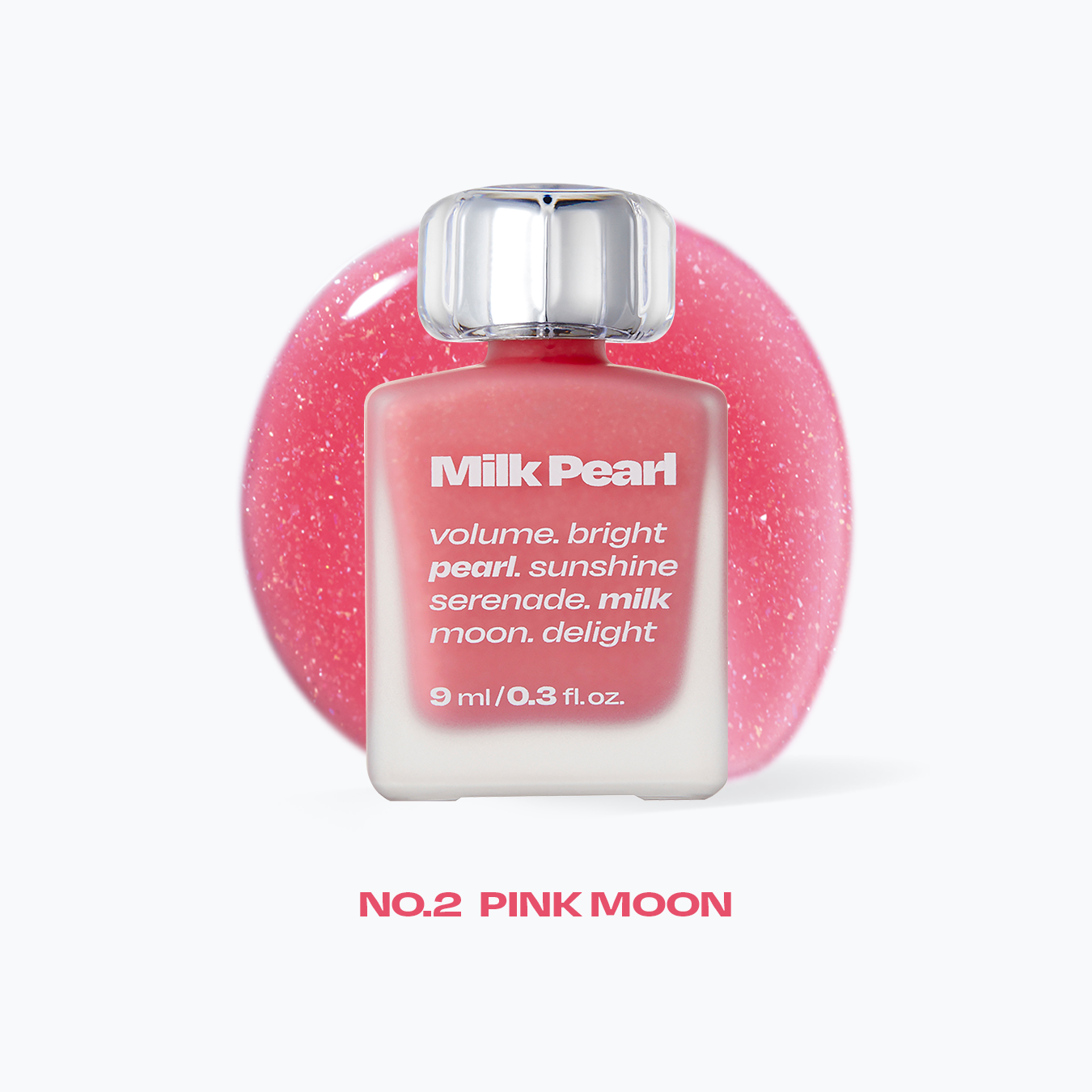 ALTERNATIVE STEREO Lip Potion Milk Pearl Gloss 9ml - No.2 Pink Moon