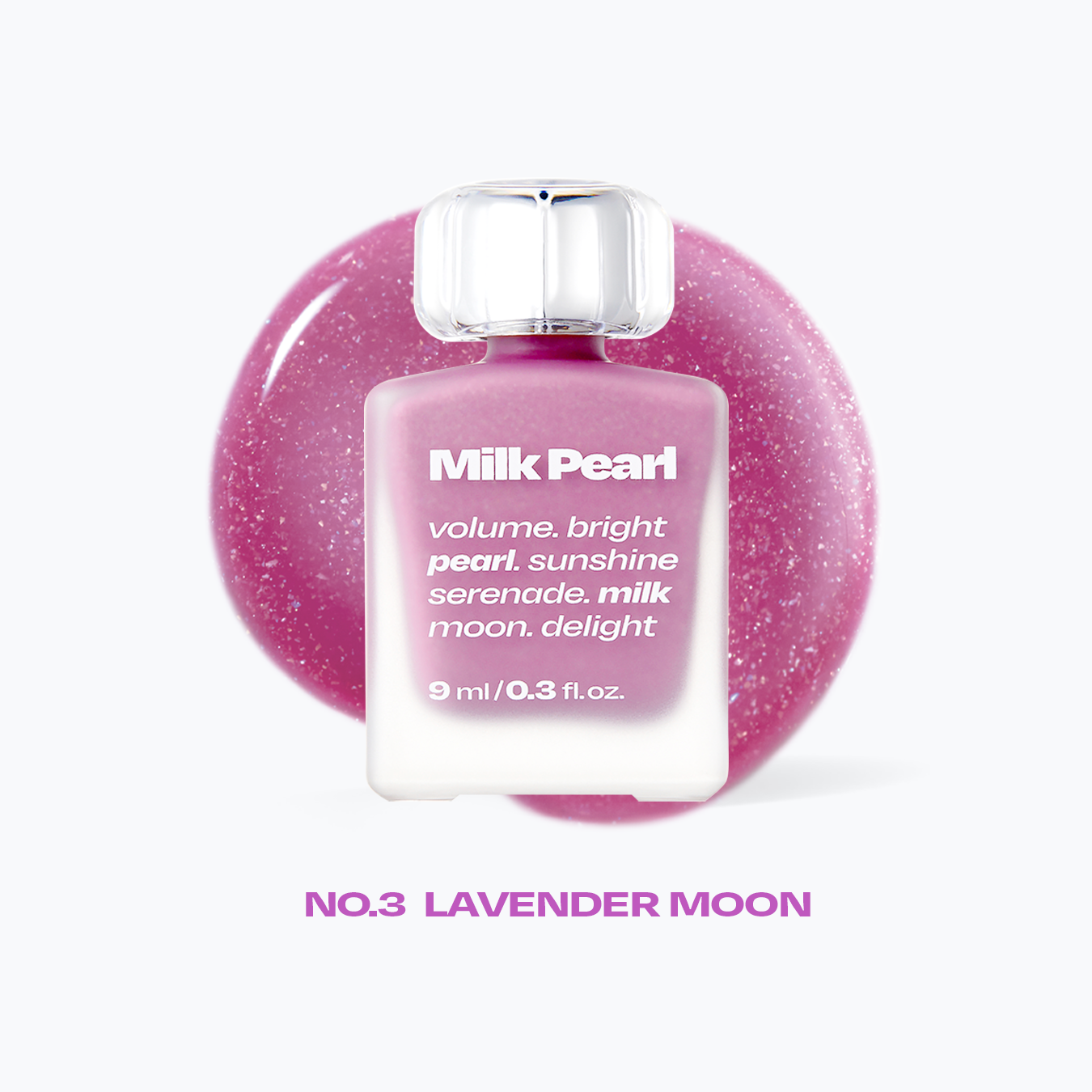 ALTERNATIVE STEREO Lip Potion Milk Pearl Gloss 9ml - No.3 Lavendar Moon