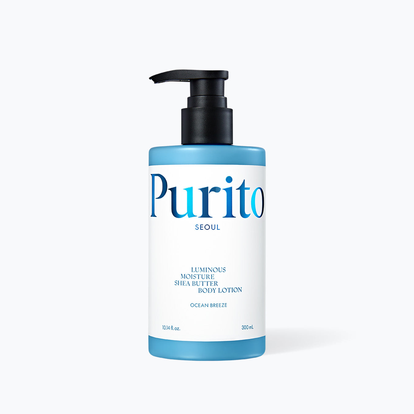 PURITO Luminous Moisture Shea Butter Body Lotion 300ml - Ocean Breeze