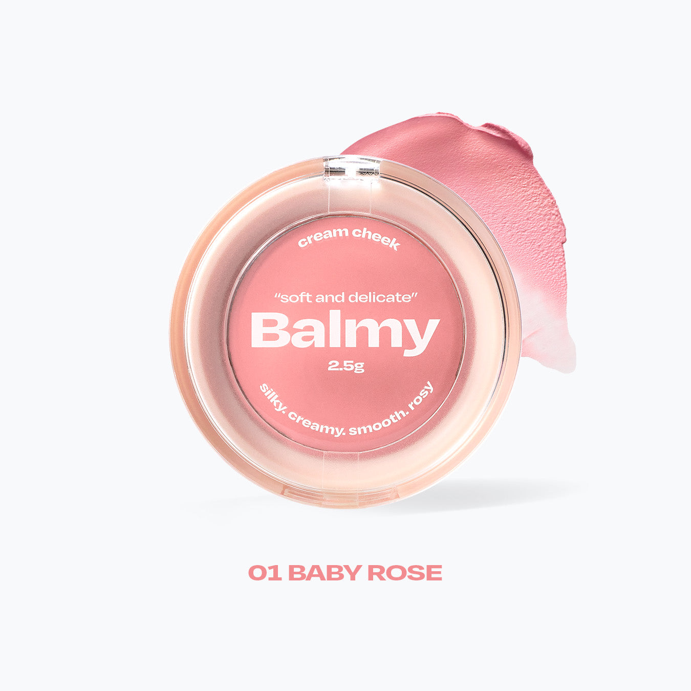 ALTERNATIVE STEREO Balmy Cream Cheek 2.5g - No.1 Baby Rose