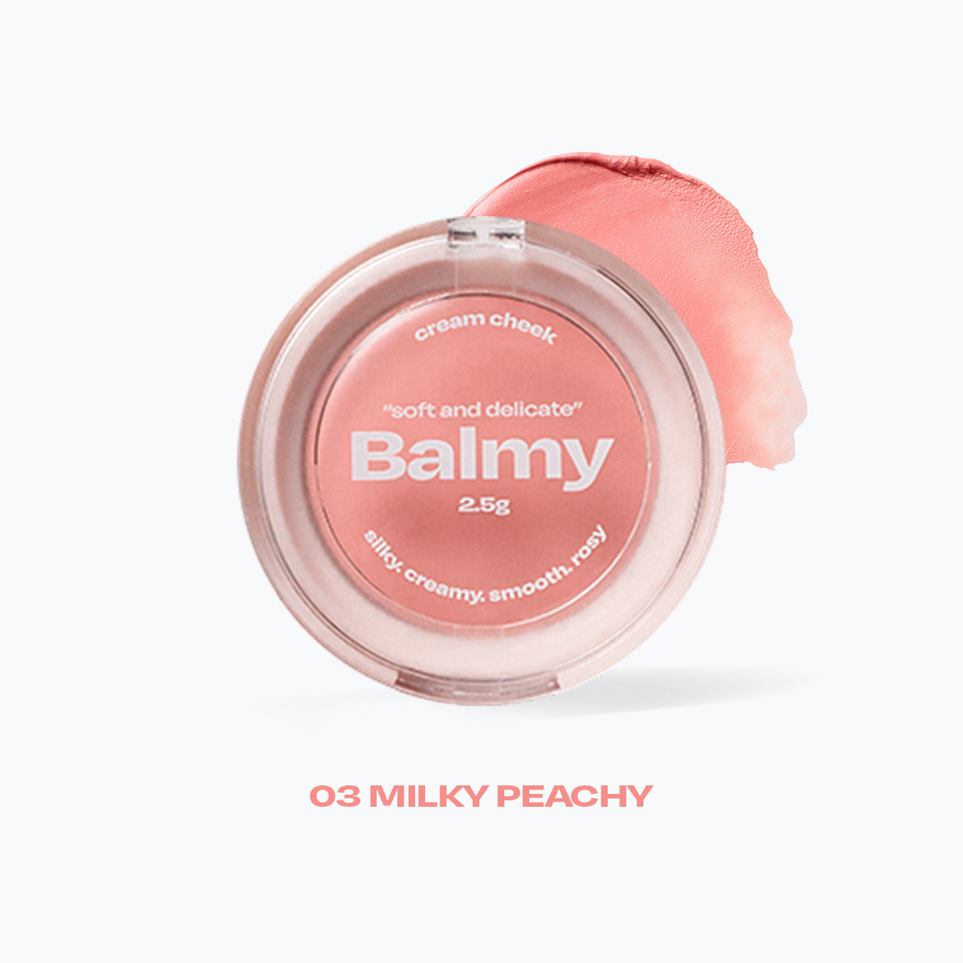 ALTERNATIVE STEREO Balmy Cream Cheek 2.5g - No.3 Milky Peach