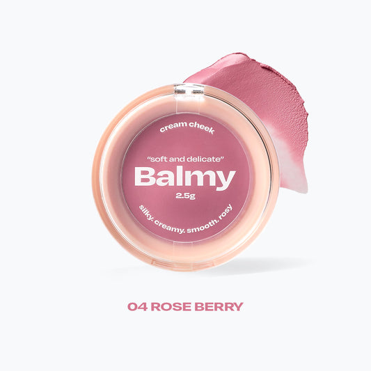 ALTERNATIVE STEREO Balmy Cream Cheek 2.5g - No.4 Rose Berry