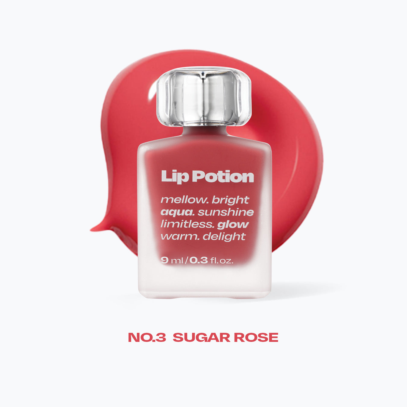 ALTERNATIVE STEREO Lip Potion Aqua Glow 9ml - No.3 Sugar Rose