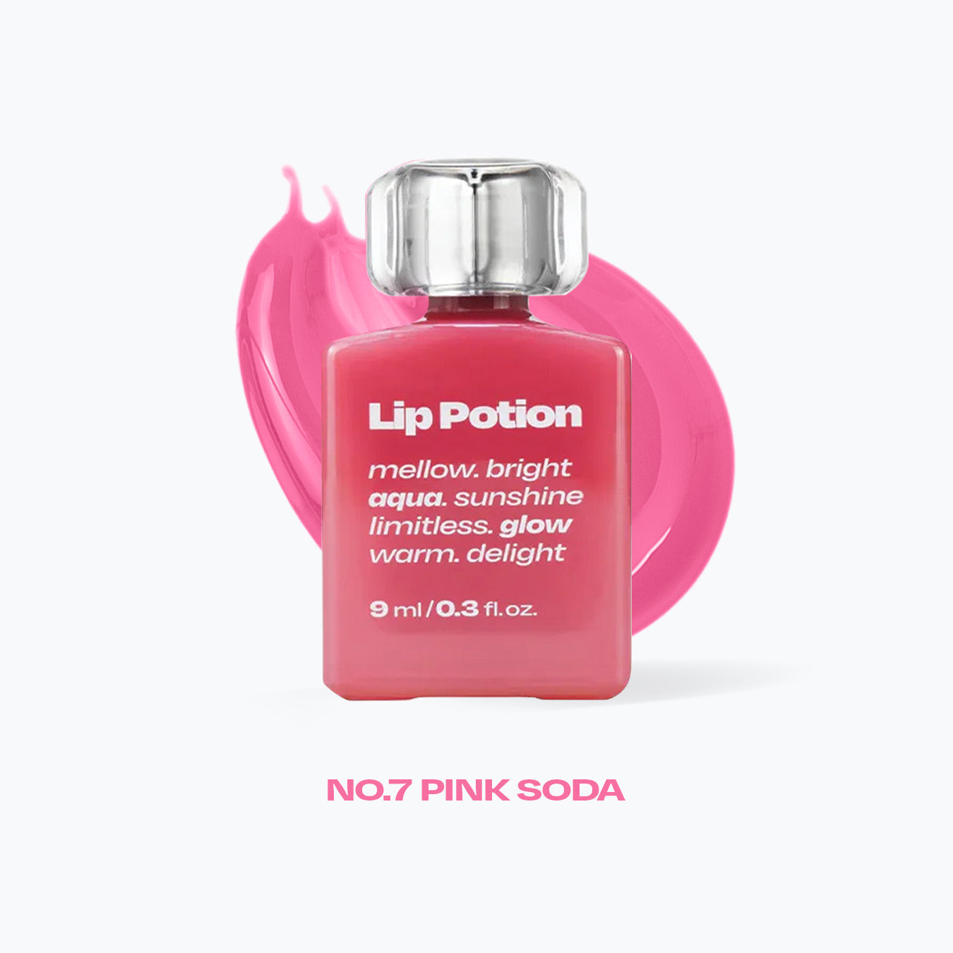 ALTERNATIVE STEREO Lip Potion Aqua Glow 9ml - No.7 Pink Soda