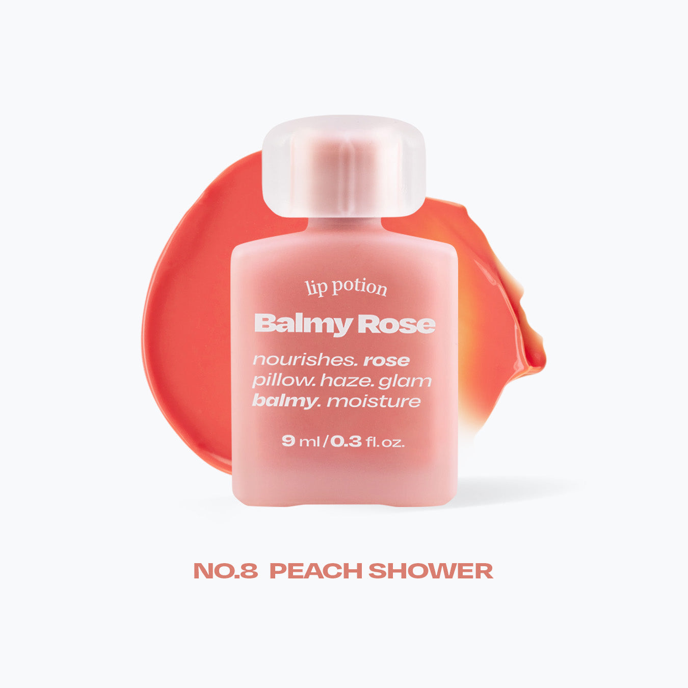 ALTERNATIVE STEREO Lip Potion Balmy Rose 9ml - No.8 Peach Shower
