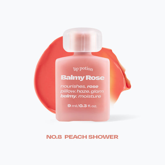 ALTERNATIVE STEREO Lip Potion Balmy Rose 9ml - No.8 Peach Shower