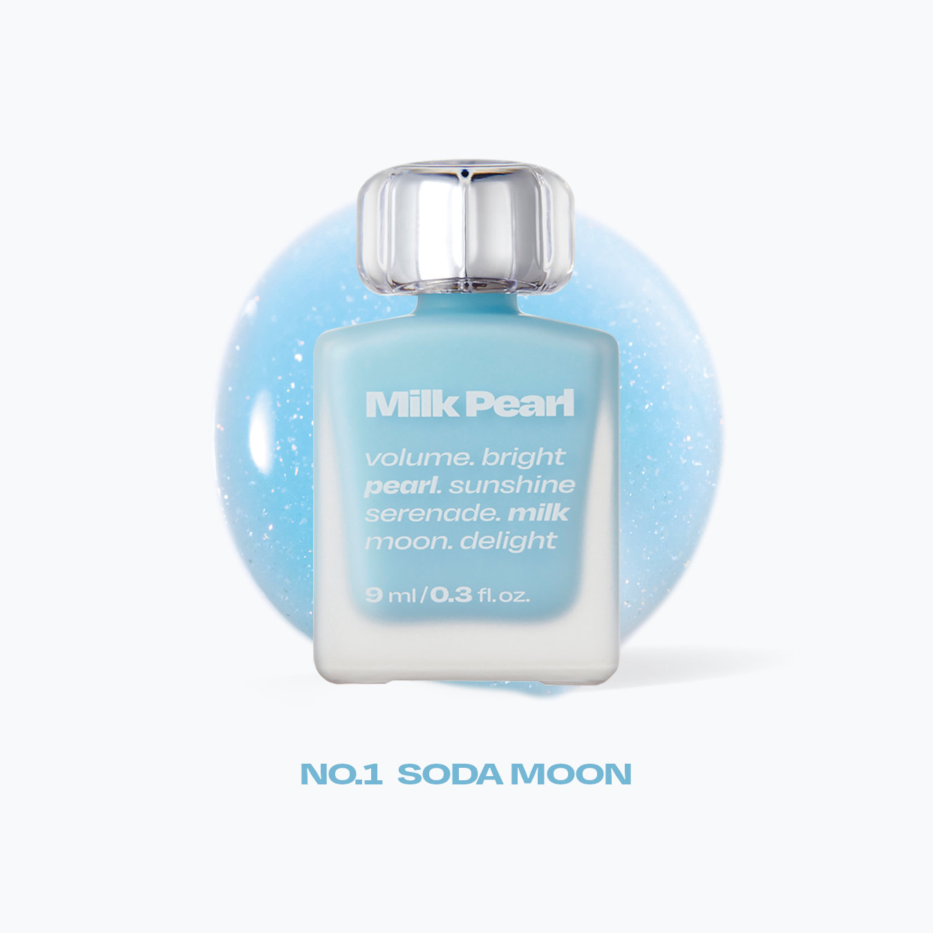 ALTERNATIVE STEREO Lip Potion Milk Pearl Gloss 9ml - No.1 Soda Moon