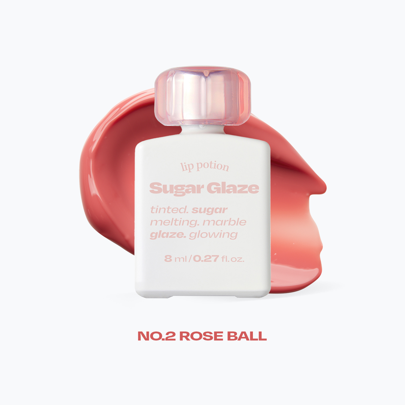 ALTERNATIVE STEREO Lip Potion Sugar Glaze 9ml - No.2 Rose Ball