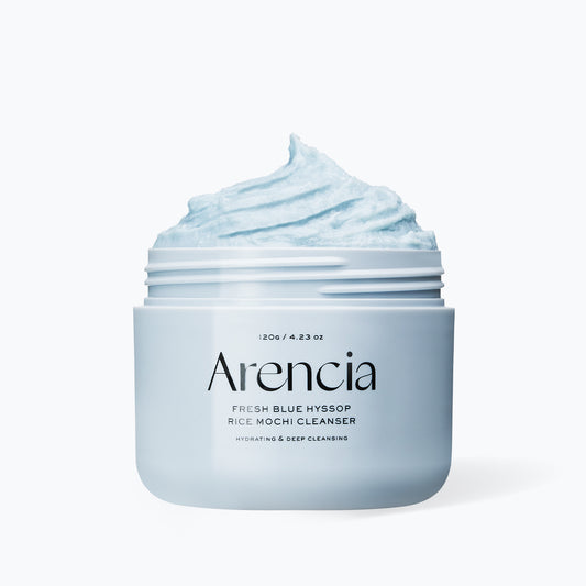 ARENCIA Blue Hyssop Rice Mochi Cleanser 120g