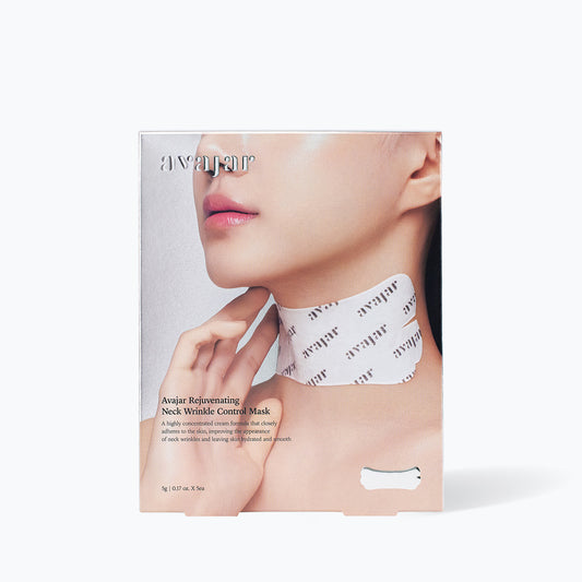 AVAJAR Rejuvenating Neck Wrinkle Control Mask 5g 5pcs