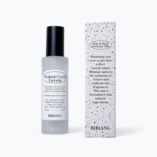 BIBIANG Hair & Body Perfume Mist 100ml - Walnut Creek Green