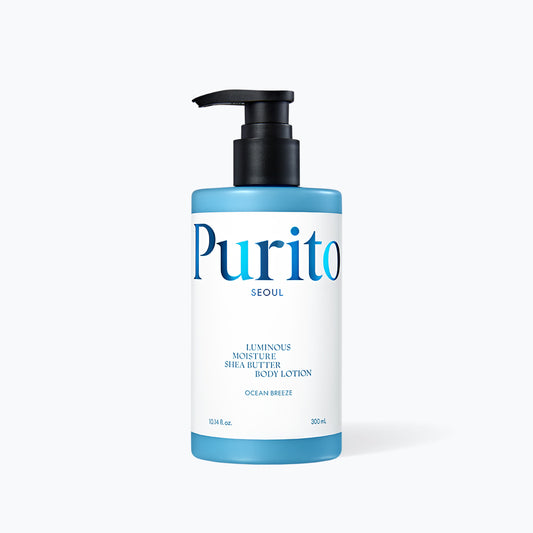 PURITO Luminous Moisture Shea Butter Body Lotion 300ml - Ocean Breeze