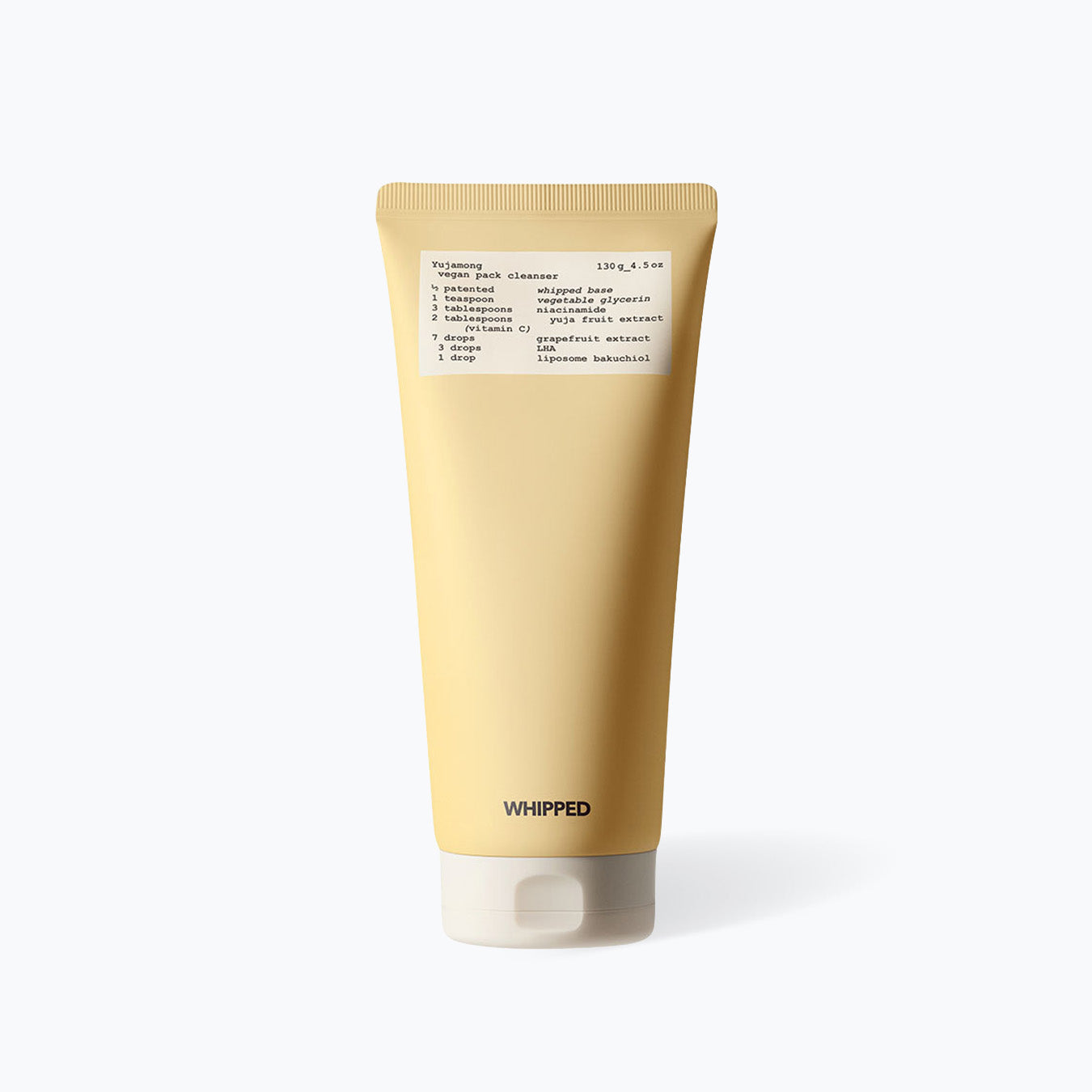WHIPPED Yujamong Vegan Pack Cleanser 130g